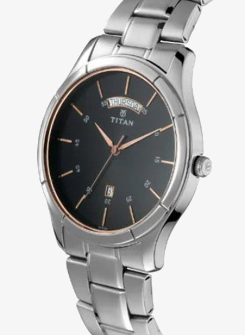 Titan Neo Black Dial Analog Watch for Men - Image 2