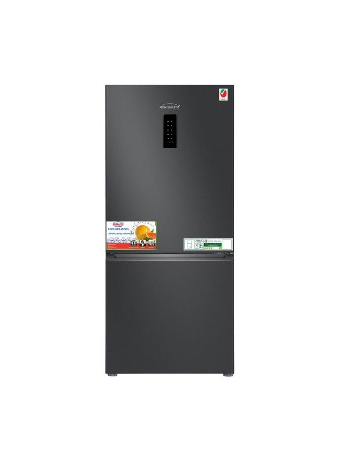 GENERALTEC Generaltec Refrigerator Double Door – Model GR520CMB | 306L No Frost, Bottom Freezer, Energy Saving, 5-Year Warranty - Image 1