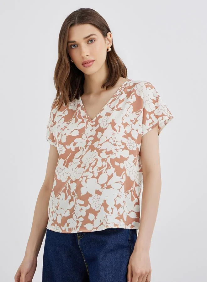 Take Two Take Two Women Floral V Neck Blouse