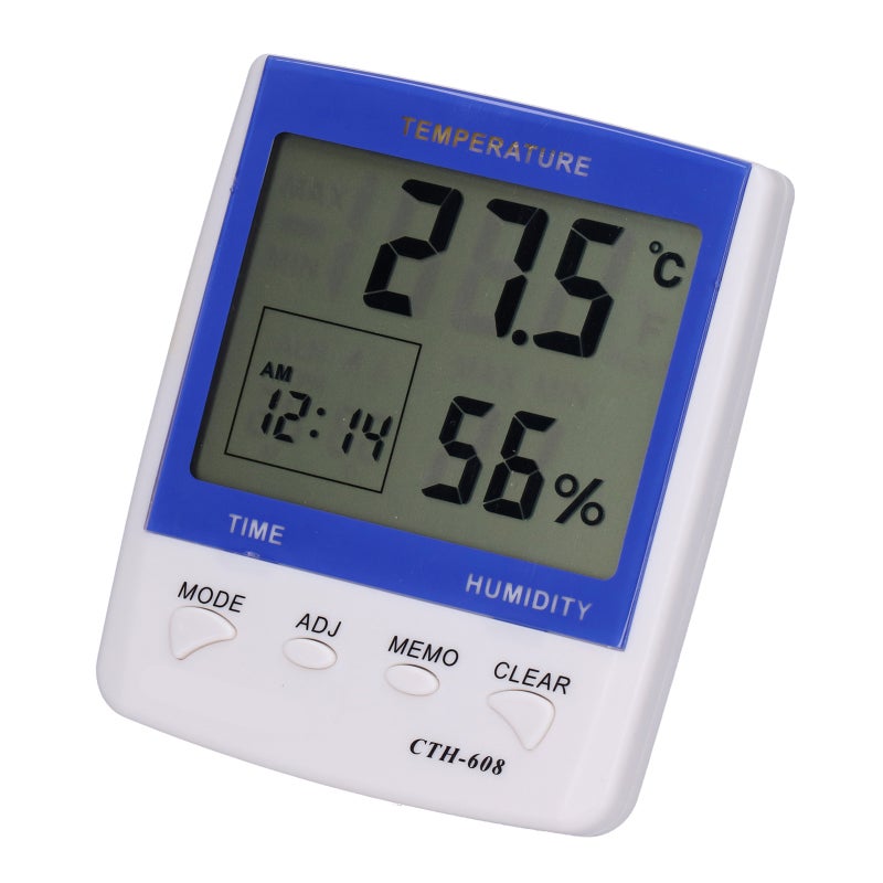 UYIGAO Indoor Thermometer Hygrometer ABS Large LCD Screen with Real-Time Monitoring - High Accuracy Sensor Temperature Humidity Meter for Home Health Care - Image 5