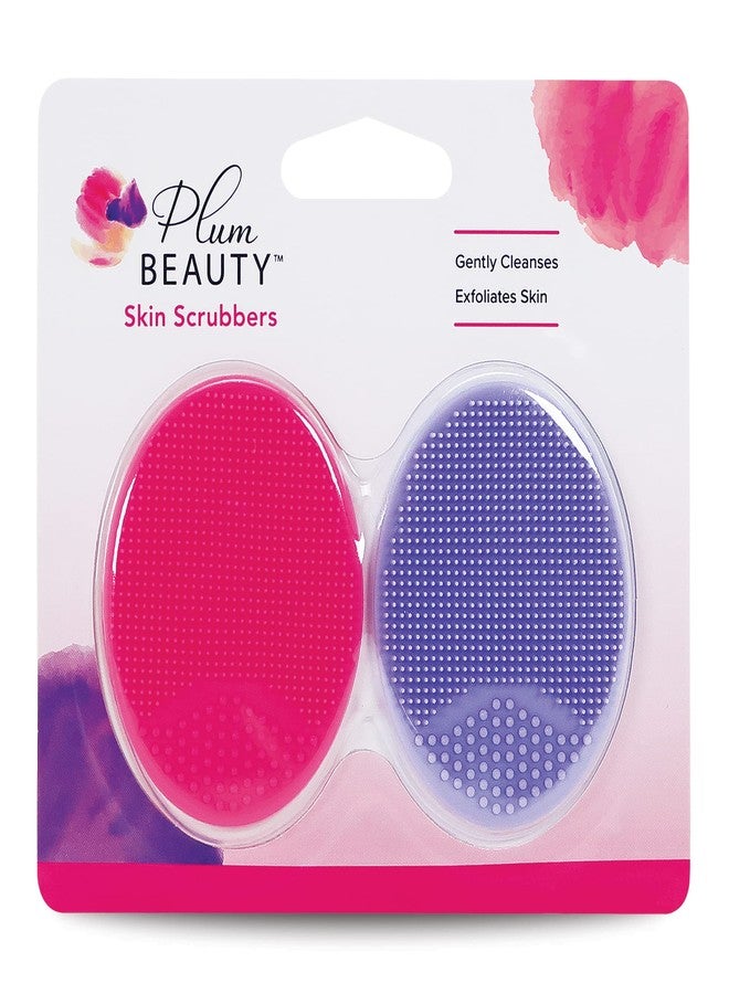 Plum Beauty Skin Scrubbers, Exfoliates Dry Skin Cells, Compact Design - Image 1
