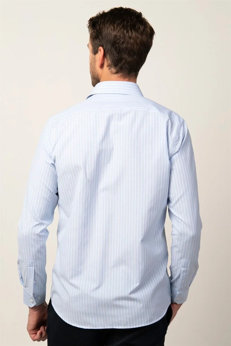 تودورس Classic Fit Relaxed Cut Striped Men's Shirt KL210027-206