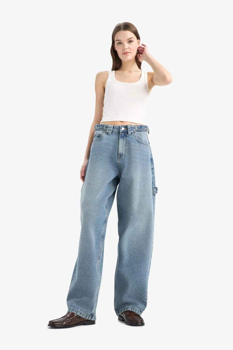 Defacto  tall hem Jeans for Women | Best Price UAE