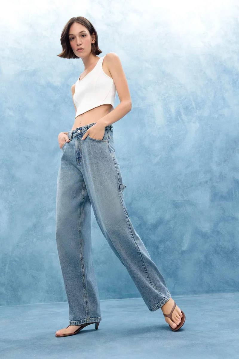 Defacto  tall hem Jeans for Women | Best Price UAE