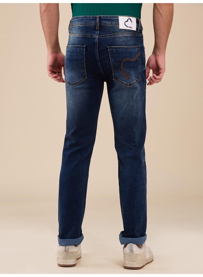 Being Human Mens Mid Tone Straight Fit Denims - Image 3