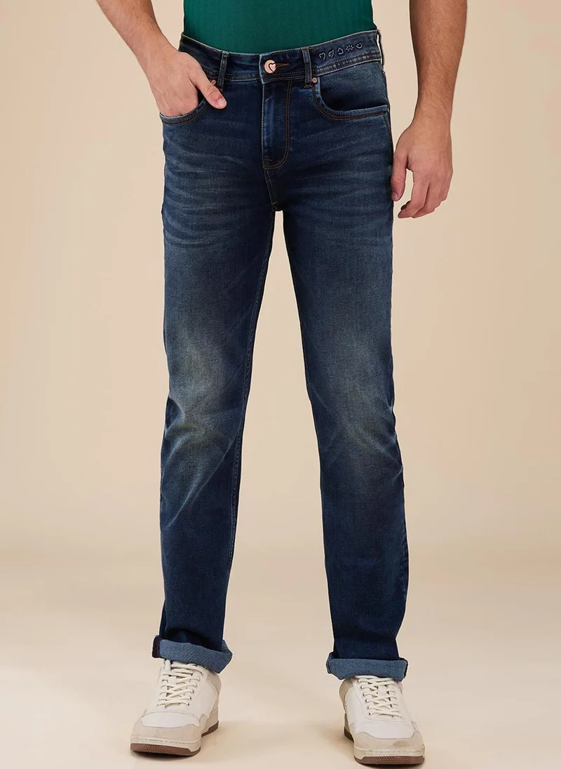 بيينغ هيومان Men Classic Light Fade Stretchable Mid Rise Jeans