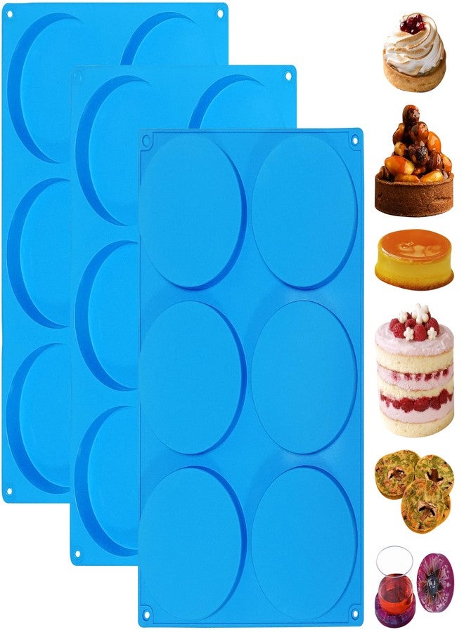 Sidosir Round Silicone Mold for Baking, 4inch Large Breakfast Sandwiches Mold Silicone for Whoopie Pie, Non-Stick Hamburger Buns Molds for Egg Pan (1, ROUND) - Image 1