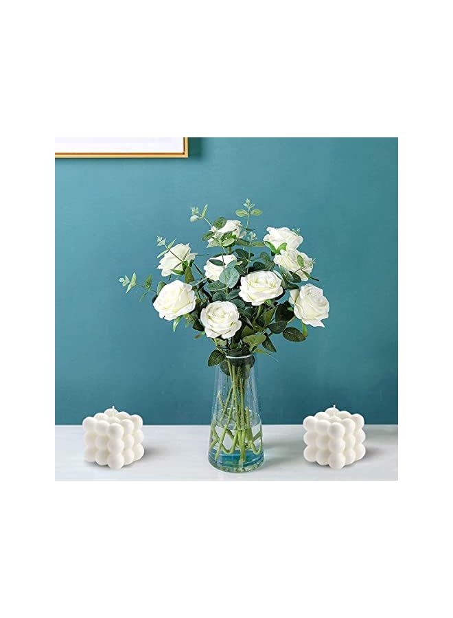 Green Tiger Soy Wax White Bubble Candles Set - Cool Shaped, Strong Scented Cube Funny Aesthetic Candle for Trendy Home Room Shelf Decor (2 Pack) - Image 4