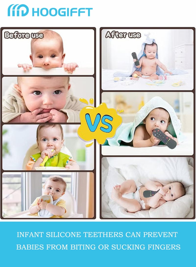 HOOGIFFT Baby Teether Toy, Chew Toy, TV Remote Control and Game Remote Controller Shape, Teething Relief Baby Toy For Infants - Image 5