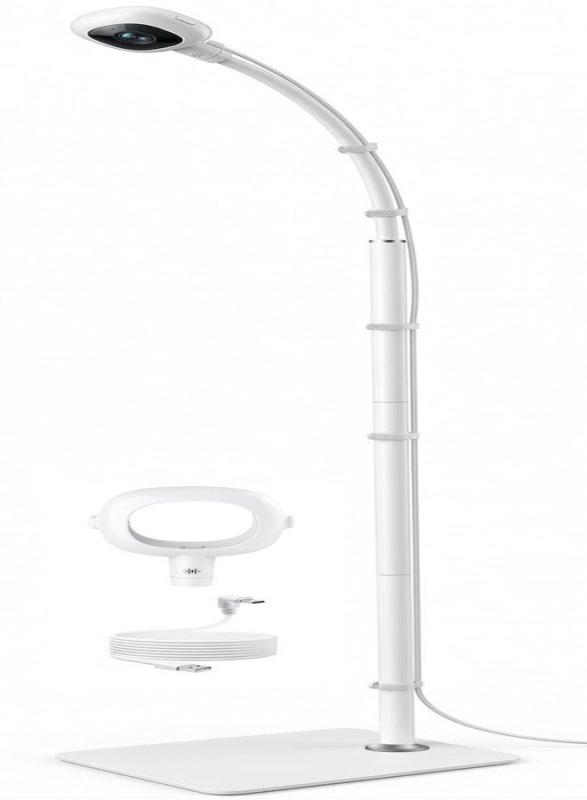 wochel Upgraded Floor Stand for Nanit Pro Baby Monitor, Full Enclosure Cover Nanit Stand with Adjustable Height, Heavy-Duty Baby Monitor Stand No Tools or Wall Damage (Camera not Included) - Image 1