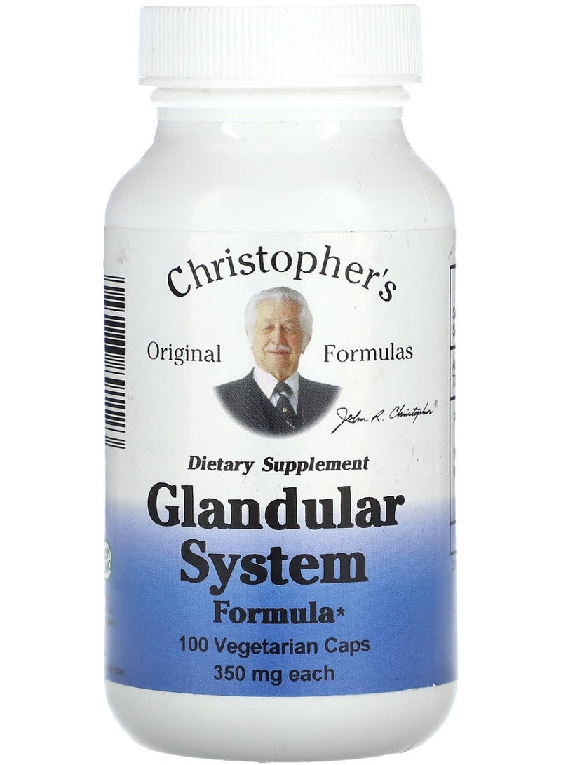 Glandular System Formula, 350 mg, 100 Vegetarian Caps