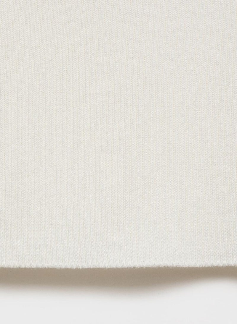 MANGO Ribbed Knit Top  - Image 3