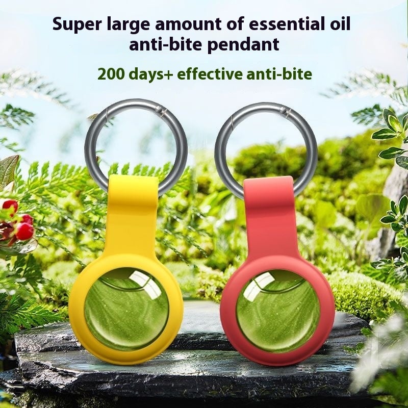 Plant essential oil anti-mosquito bracelet, anti-bite pendant, simple baby pregnant women outdoor home protective pendant, mosquito repellent buckle - Image 4