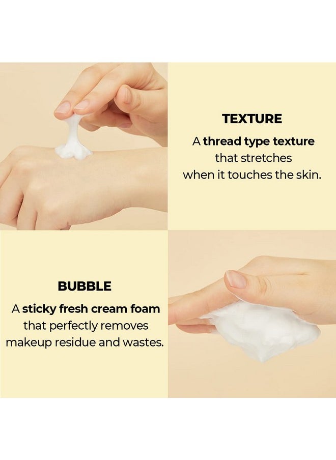 numbuzin numbuzin No.2 Deep Clean Fresh Cream Cleanser | Foam Cleanser, Gentle Exfoliation, Deep Cleansing, Natural Ingredients | Blackheads, Excess Oil, Dead Skin Cells | Korean Skincare, 4.05 fl. oz.  - Image 3
