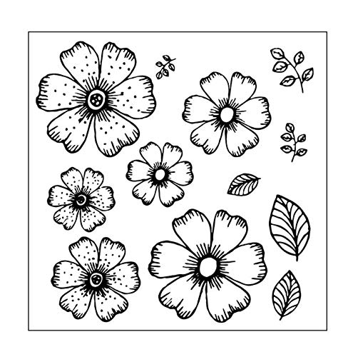 Arrietty DIY Flowers Leaves Stamp Rubber Clear Stamp/Seal Scrapbook Decorative Card Making Clear Stamps - Image 4