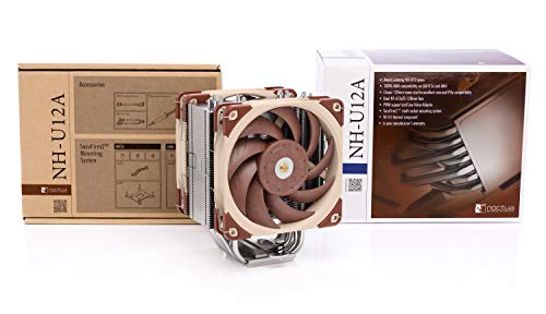 Noctua NH-U12A, Premium CPU Cooler with High-Performance Quiet NF-A12x25 PWM Fans (120mm, Brown) - Image 4