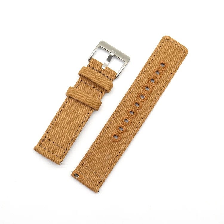 Bluejw Fabric Straps Replacement for Men – Sailcloth Canvas Watch Band Compatible with Fashion Smart Watches, Durable & Comfortable - Image 4