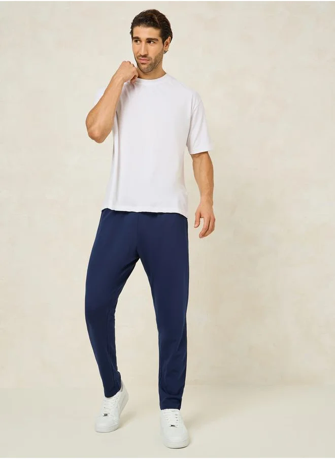 ستايلي Eco Earth Slim Terry Open Hem Jogger with Welt Pockets