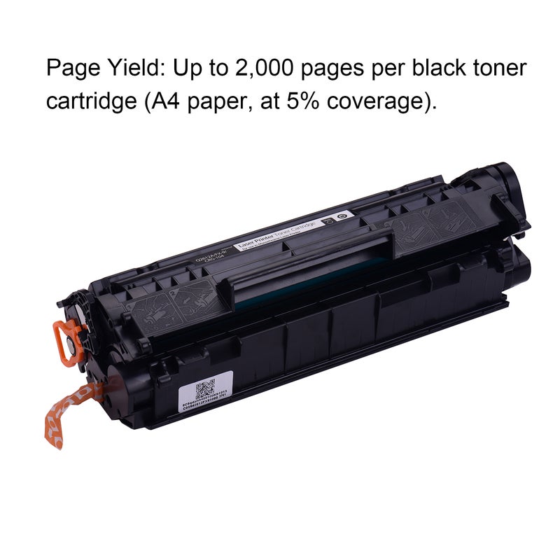 قارط أحبار طابعة سوداء متوافقة Q2612A/CRG-104/FX-9 كبديل لطابعات HP LaserJet 1010/1012/1015/1018/1020/3050/M1319f/M1005 و Canon IC MF4010/4012/4120/4150/4270 - Image 4