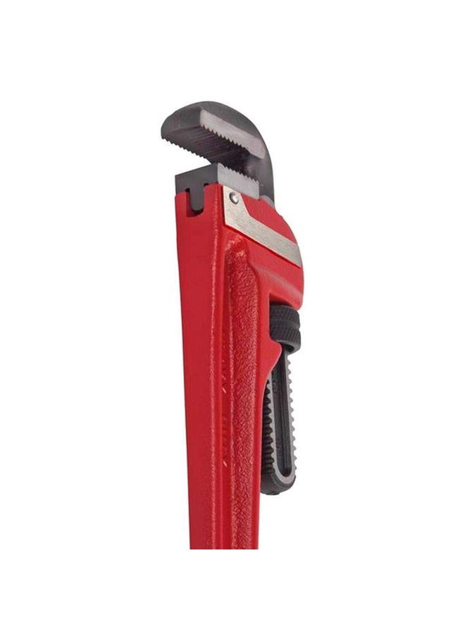 ACE Heavy Duty Forged Hook Jaw Straight Pipe Wrench Red and Black 18inch 24528  - Image 2