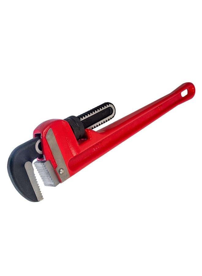 ACE Heavy Duty Forged Hook Jaw Straight Pipe Wrench Red and Black 18inch 24528  - Image 3