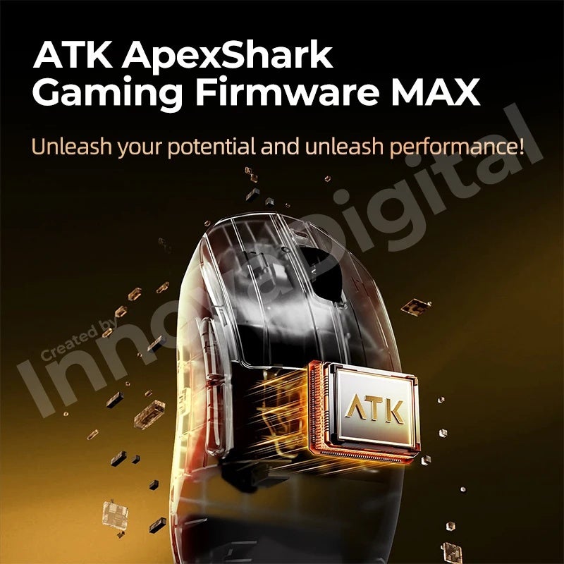 ATK Dragonfly A9 Ultimate Plus / A9 Air Plus Wireless Gaming Mouse PAW3955 Master Lightweight Ergonomic FPS Esports, PC - Image 5