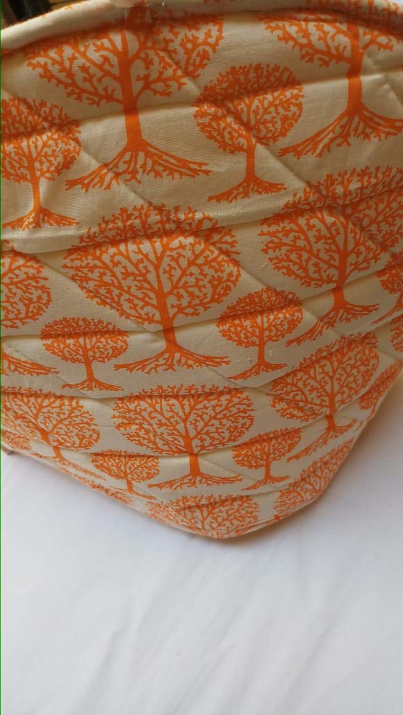 Malan Bai Mandala Tea Cozy Cover White Hand Block Winter Tea Cozy Cotton Tea Kettle Warmer Pot Cover Hot Coffee Cover Handamde Kitchen Décor Brand: Malan Bai - Image 4