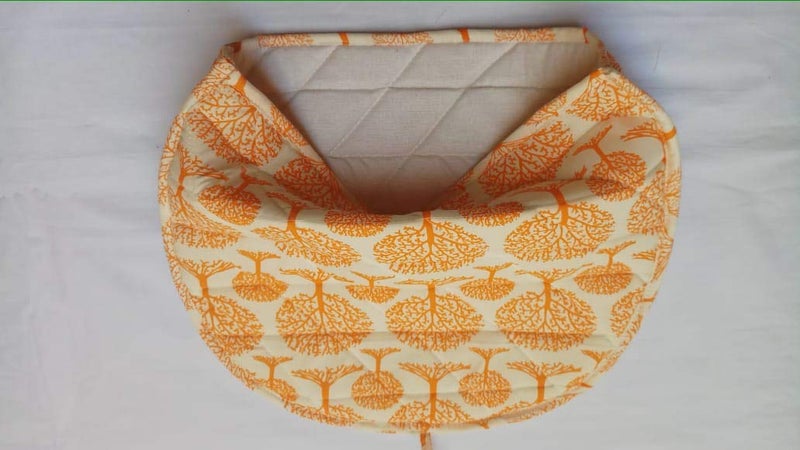 Malan Bai Mandala Tea Cozy Cover White Hand Block Winter Tea Cozy Cotton Tea Kettle Warmer Pot Cover Hot Coffee Cover Handamde Kitchen Décor Brand: Malan Bai - Image 2