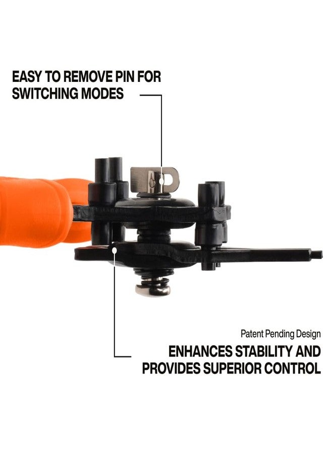 Klein Tools 73066 Convertible Snap Ring Pliers Set, 6-in-1 Internal External Clip Pliers, 4 Interchangeable Heads with Straight, 45- Degree and 90-Degree Angles - Image 4