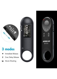 AODELAN Wireless Shutter Release for Canon EOS M50,M50 Mark II,M6 Mark II,6D Mark II,T7i,77D,SL2,SL3(EOS 250D),90D,200D,EOS R,800D,Replace Canon BR-E1 Remote Control  - Image 4