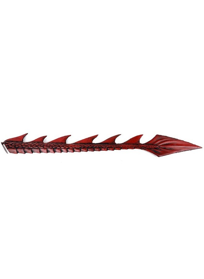 NewL Halloween Cosplay Demon Dragon Tail Diy Carnival 2024 Halloween Purim Decoration For Kids Boy And Girl Toy Costume (Red Tail) - Image 1