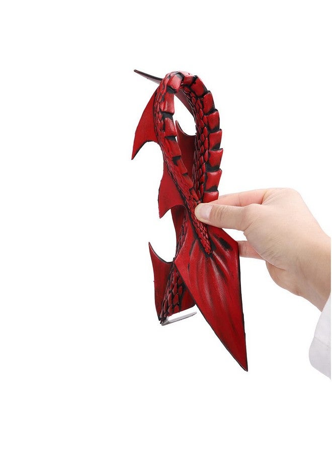 NewL Halloween Cosplay Demon Dragon Tail Diy Carnival 2024 Halloween Purim Decoration For Kids Boy And Girl Toy Costume (Red Tail) - Image 3
