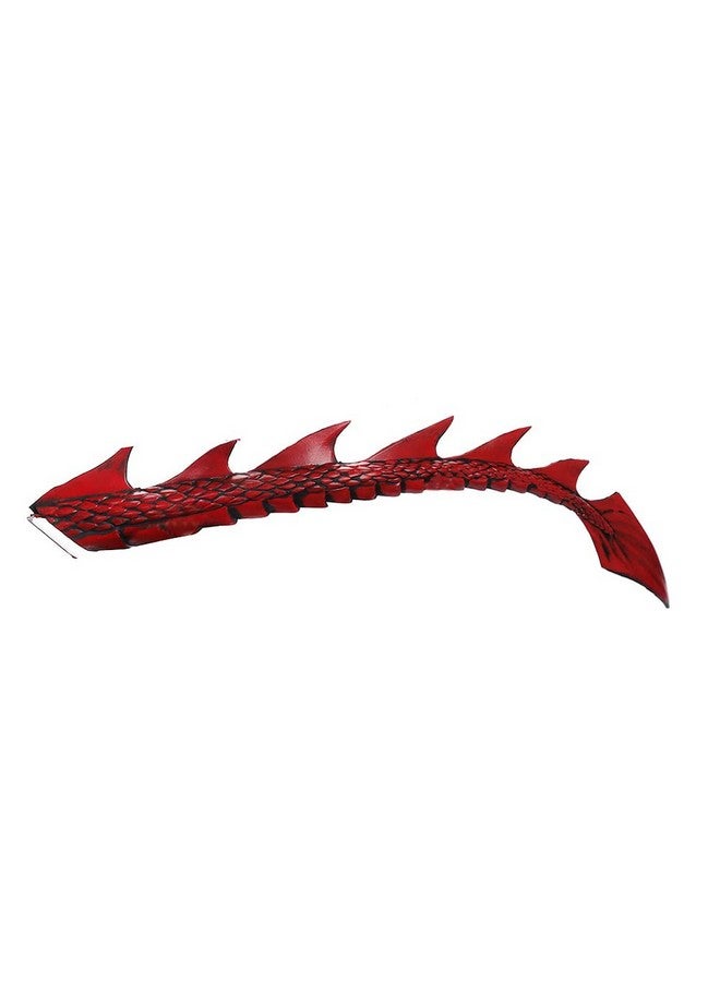 NewL Halloween Cosplay Demon Dragon Tail Diy Carnival 2024 Halloween Purim Decoration For Kids Boy And Girl Toy Costume (Red Tail) - Image 2