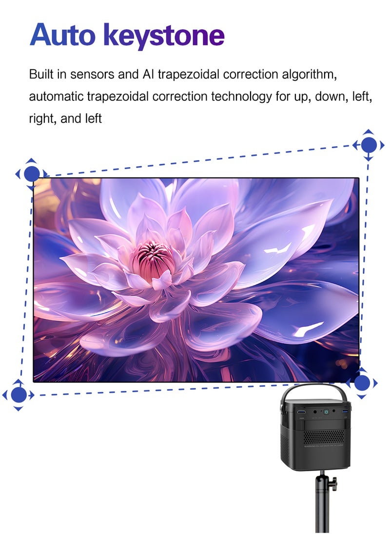 DLP Smart Projector M2 - Auto Focus - 15000mAh Battery - Support 150 Inches - Full HD 1080P - Wireless Projector with Dual-band WiFi - Portable Mobile Home Theater - Suitable for Games, Office, Movies - pzsku/ZDE9316CE2CF03144CC49Z/45/_/1719825254/9af4fdd4-9a4f-42cb-80f6-9a0d821e690d