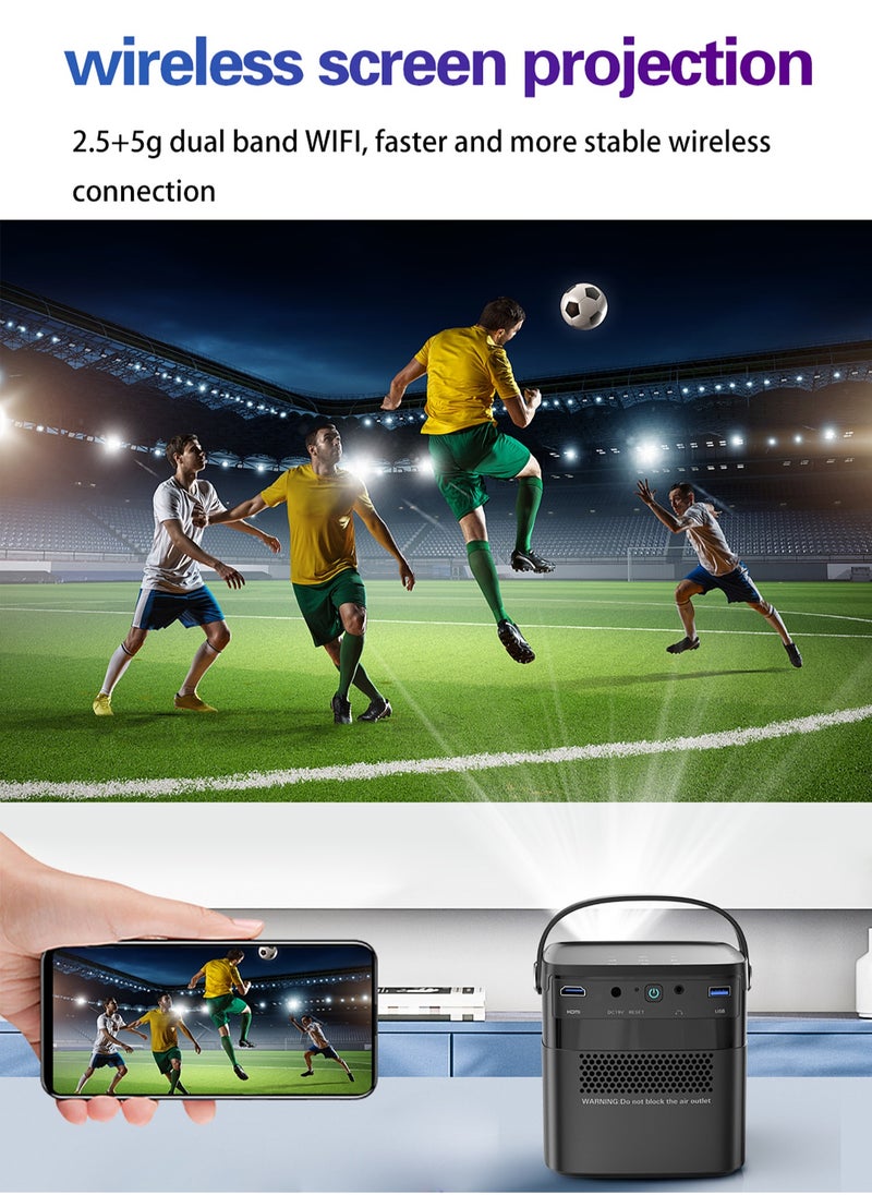 DLP Smart Projector M2 - Auto Focus - 15000mAh Battery - Support 150 Inches - Full HD 1080P - Wireless Projector with Dual-band WiFi - Portable Mobile Home Theater - Suitable for Games, Office, Movies - pzsku/ZDE9316CE2CF03144CC49Z/45/_/1719825256/791d7efc-1ac6-420e-9727-538b18204ef8
