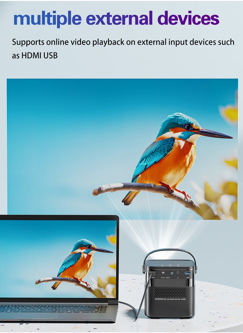 DLP Smart Projector M2 - Auto Focus - 15000mAh Battery - Support 150 Inches - Full HD 1080P - Wireless Projector with Dual-band WiFi - Portable Mobile Home Theater - Suitable for Games, Office, Movies - pzsku/ZDE9316CE2CF03144CC49Z/45/_/1719825257/3fd4ea11-b583-4010-9884-68213081c1d2