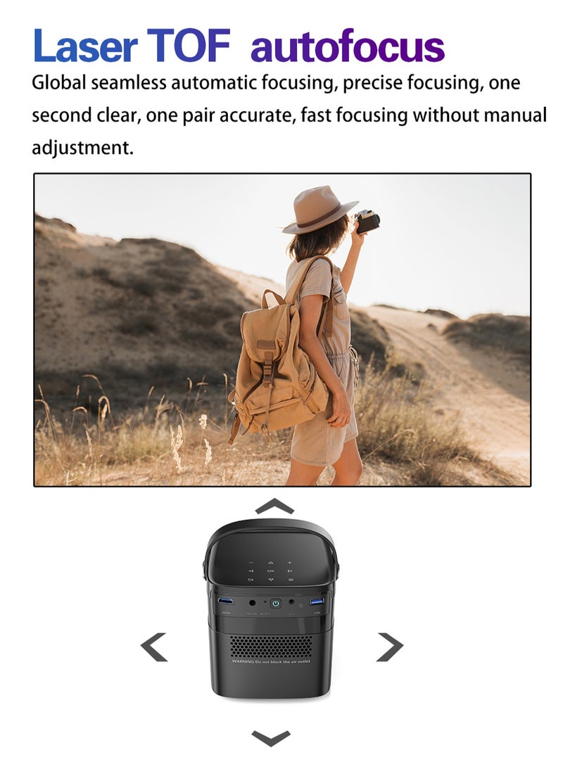 DLP Smart Projector M2 - Auto Focus - 15000mAh Battery - Support 150 Inches - Full HD 1080P - Wireless Projector with Dual-band WiFi - Portable Mobile Home Theater - Suitable for Games, Office, Movies - pzsku/ZDE9316CE2CF03144CC49Z/45/_/1719825257/775b4b4f-f5ad-432f-abe2-8fa1a4d242b7