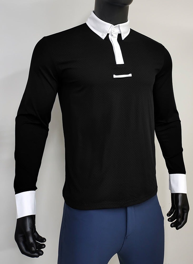 general Equestrian Shirts Longsleeve Riding Top Men - Image 2