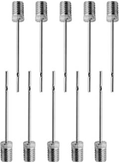 Generic Ball Pump Inflation Needle - Stainless Steel Air Pump Needles with - Ideal for Blowing Up Football, Basketball, Volleyball, and All Other Sports Balls (10 Pack) 