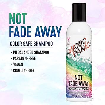 Manic Panic Not Fade Away Color Safe Shampoo Manic Panic For Unisex 8 oz Shampoo - Image 4