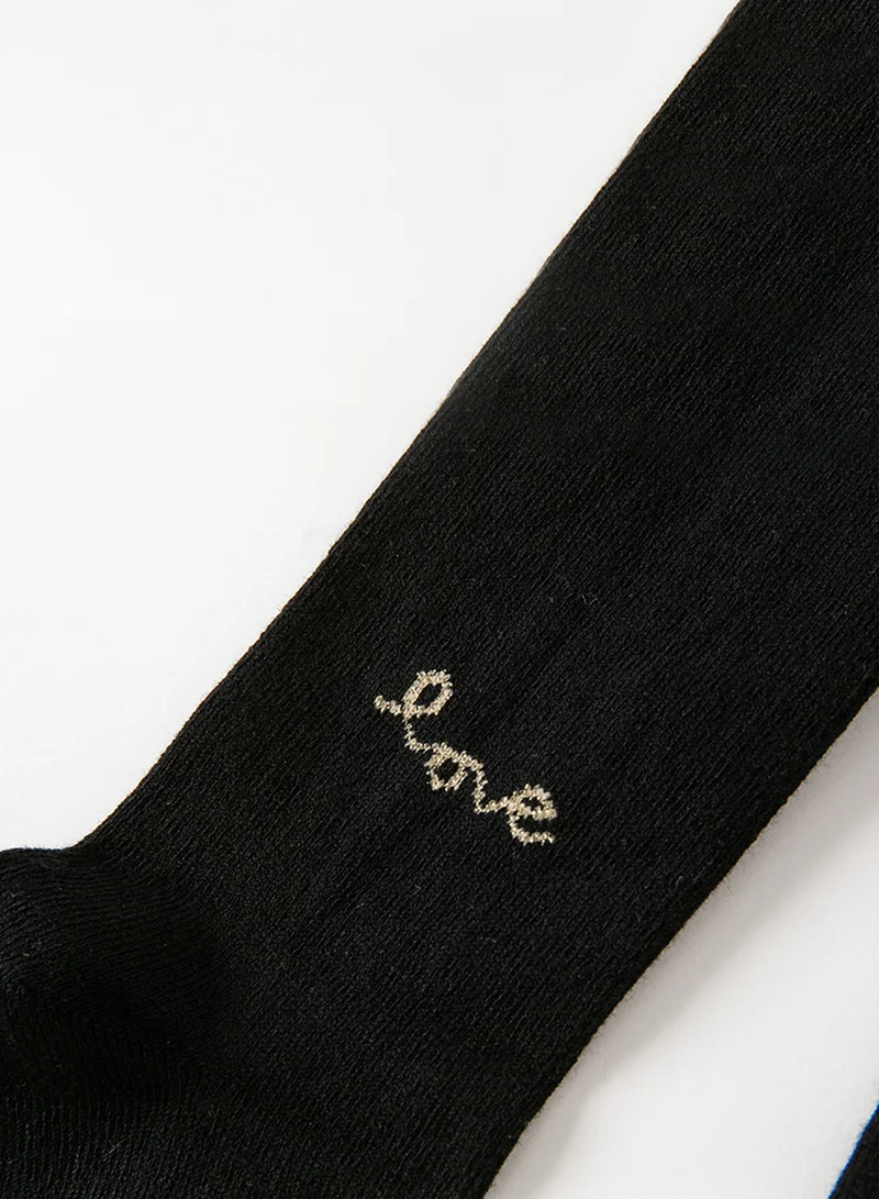 Dave & Bella Cotton black tights