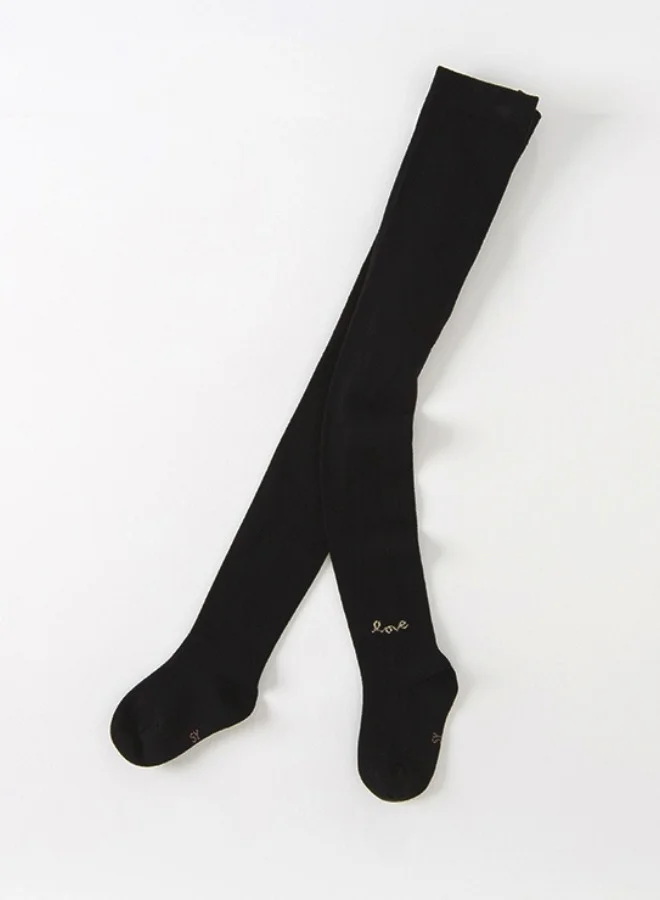 Dave & Bella Cotton Black Tights