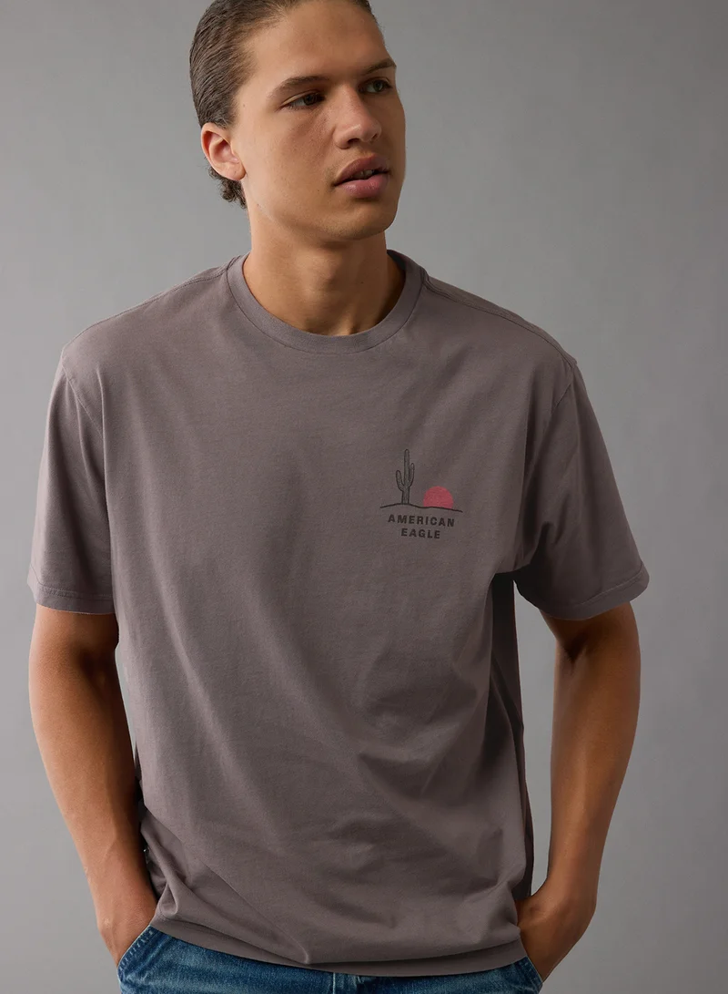 امريكان ايجل Logo Crew Neck T-Shirt