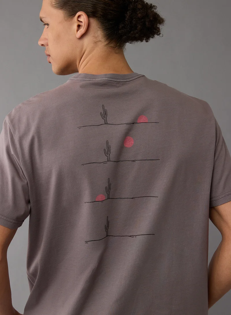امريكان ايجل Logo Crew Neck T-Shirt