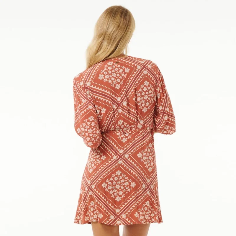 ريب كورل Soleil Wrap Mini Dress - Women