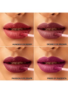 Renee Stay With Me Mini Matte Lip Color Juicy Berries 2Ml Each| Long Lasting, Light Weight & Non Transfer Formula| Water & Smudge Proof  - Image 5