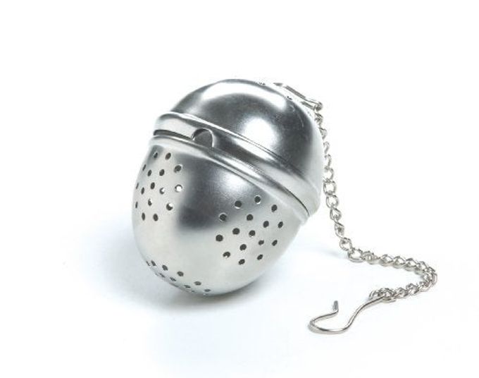 Fox Run Craftsmen, us kitchen, FOXW9 Stainless Steel Tea Ball, 1.5 x 1.5 x 6.25 inches, Metallic