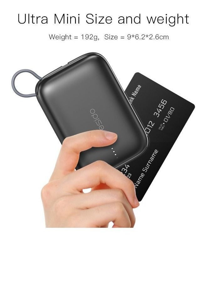 Yesido YP-18 Super Mini 10,000 Mah Power Bank Compatible with PD3.0 / WC3.0 /FCP/AFC