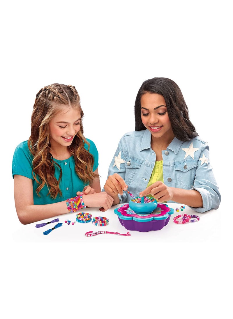 Shimmer N Sparkle - 2 in 1 Spin Make Your own Beaded and Friendship Bracelets Studio - Image 1