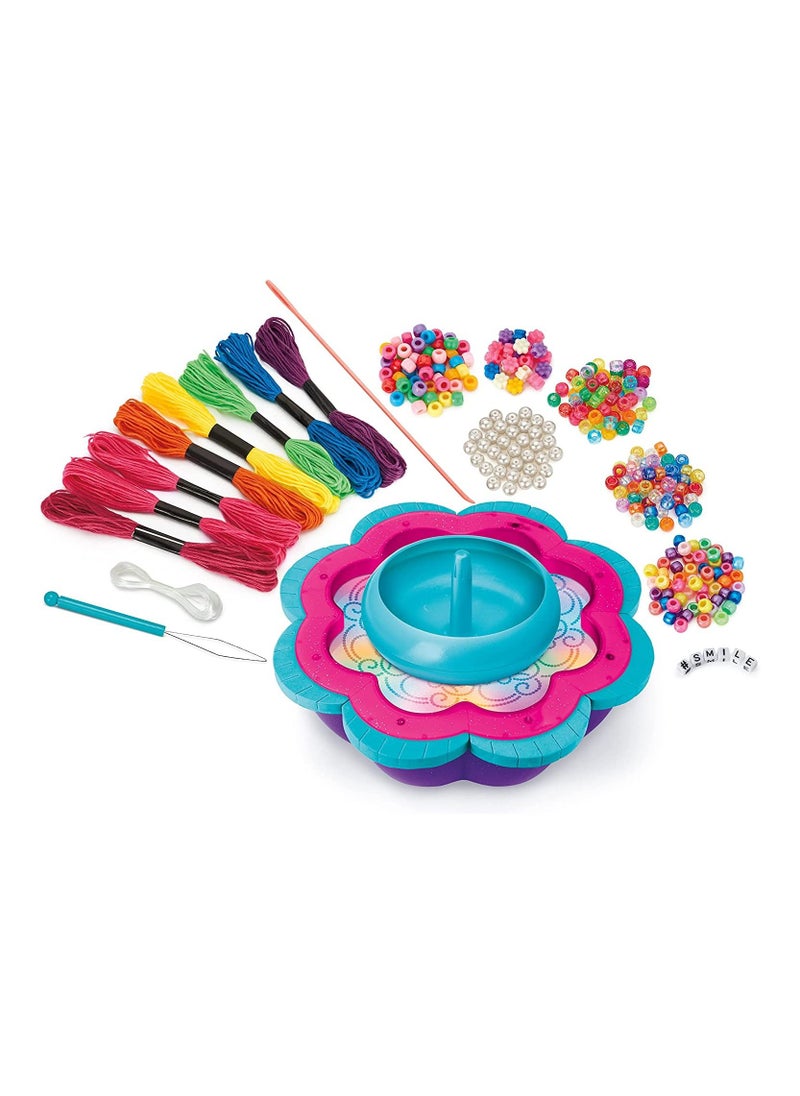 Shimmer N Sparkle - 2 in 1 Spin Make Your own Beaded and Friendship Bracelets Studio - Image 1